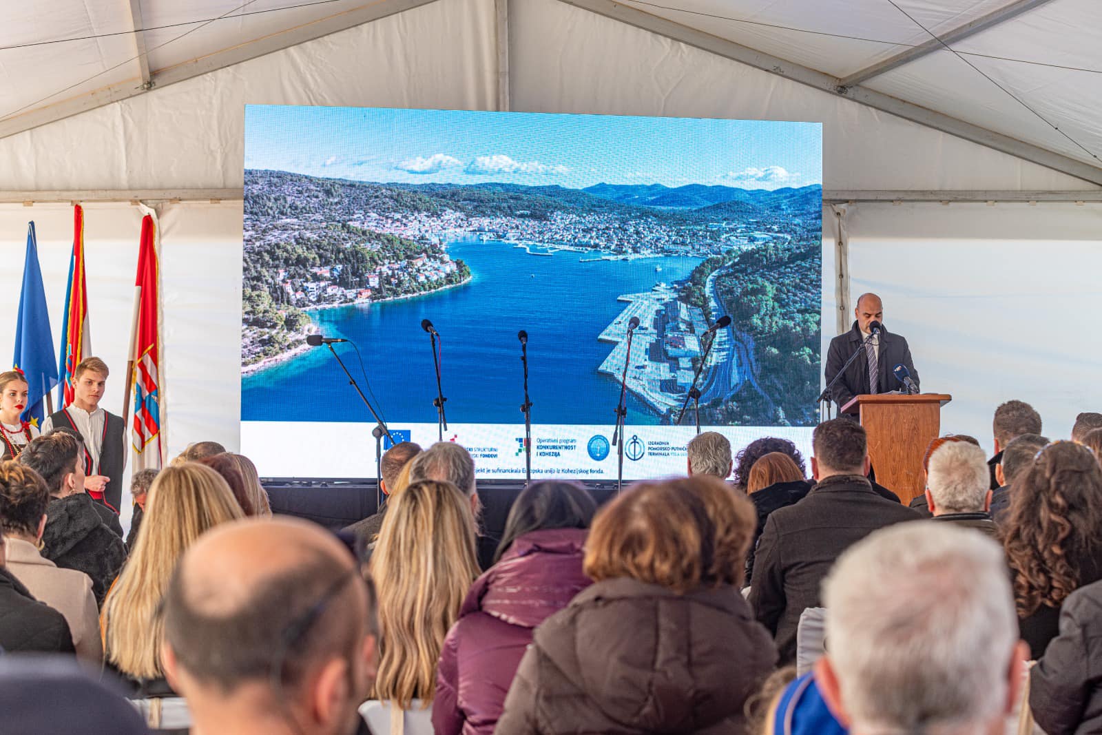 Ve Vela Luka na ostrově Korčula se otevírá nový terminál pro námořní přepravu cestujících