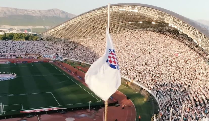 Kultovní píseň Hajduk 'Dalmatia' zvěčněná ve videu"