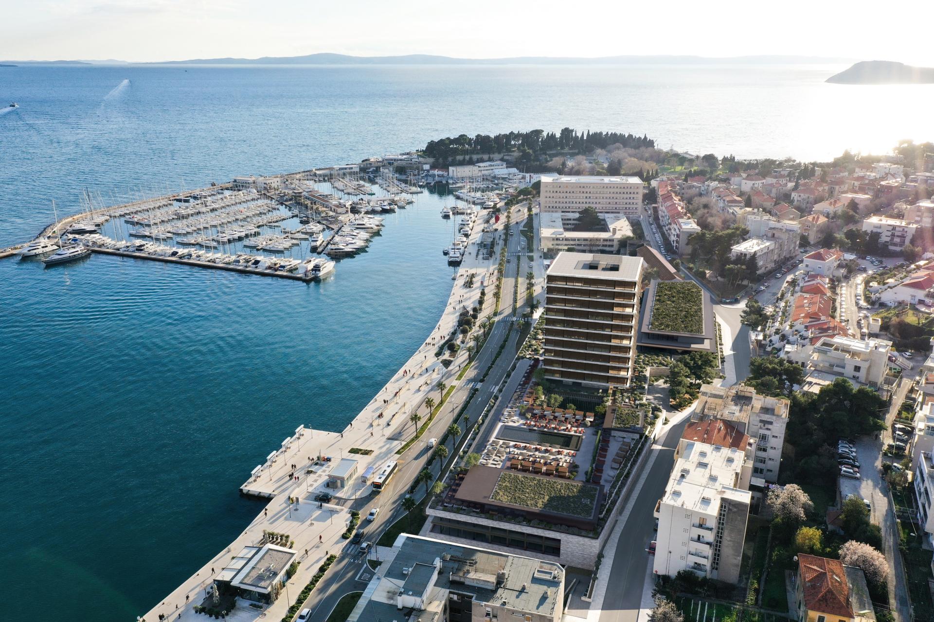 Jak bude vypadat nový hotel Marjan ve Splitu 