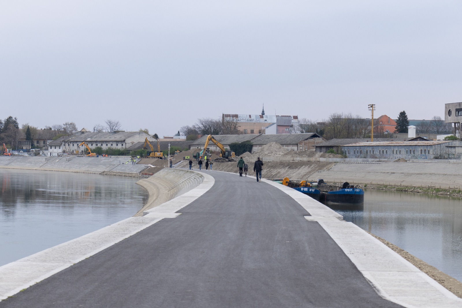 Nová promenáda v Osijeku 