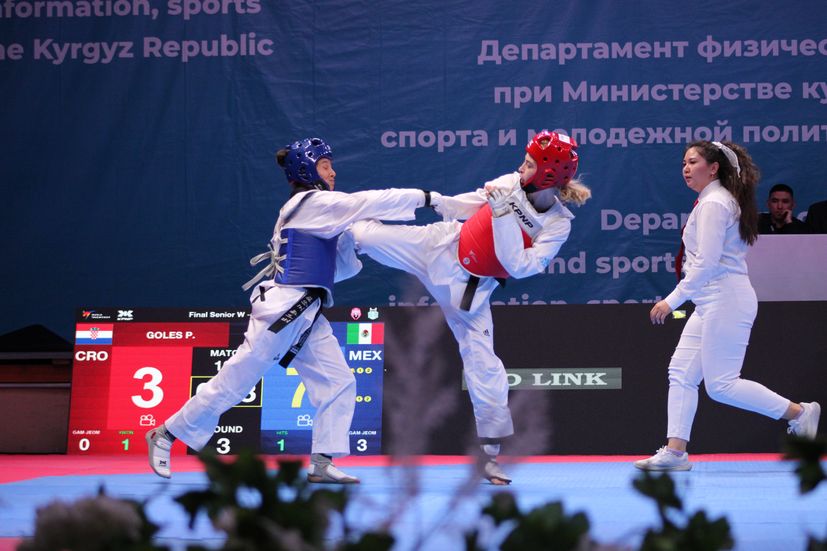 Chorvatka Petra Goleš se stává mistryní světa v taekwondu