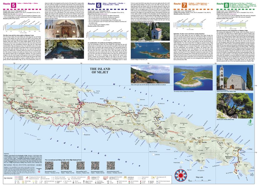 Byly odhaleny nové cyklistické trasy na ostrově Mljet