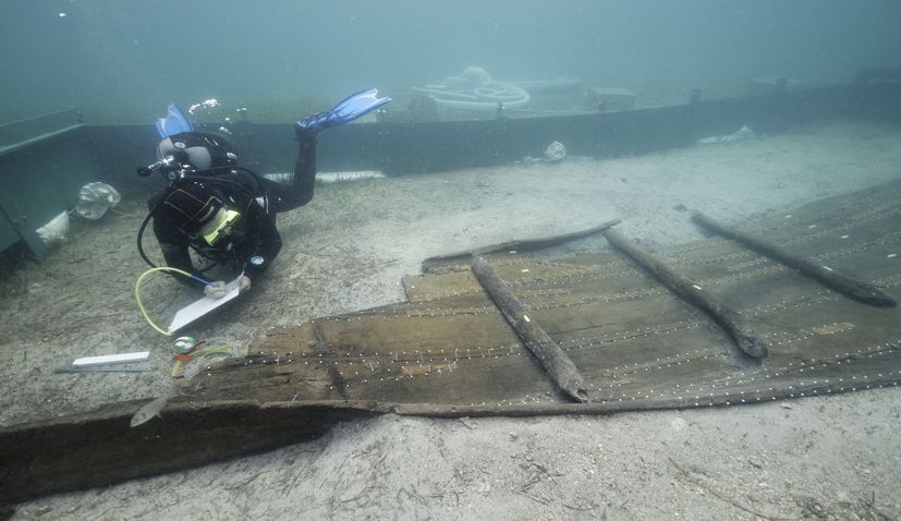 Nejstarší ručně šitá loď ve Středozemním moři nalezená v Chorvatsku