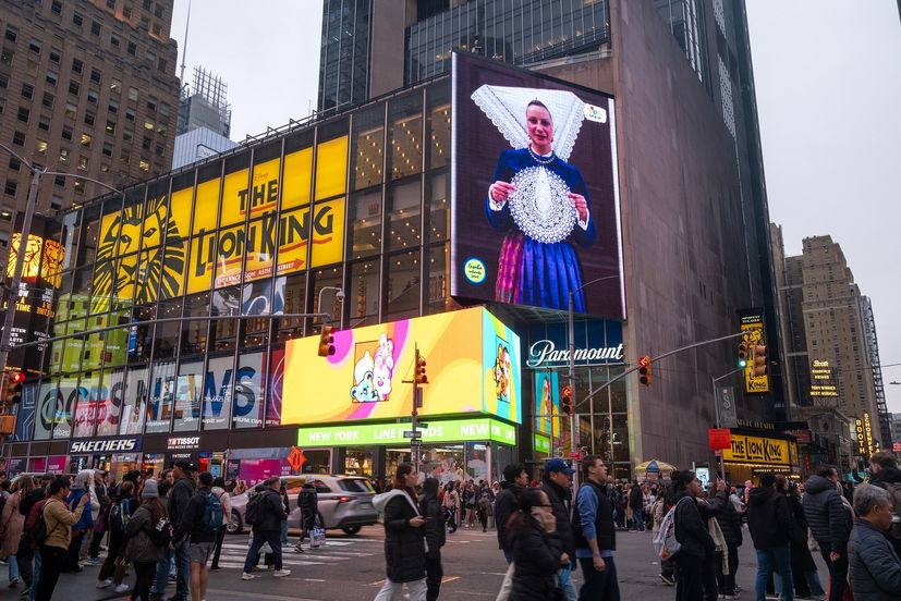 Chorvatsko na newyorském Times Square 