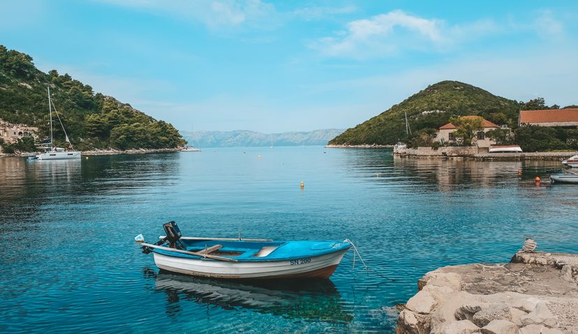 Tradiční způsob rybolovu na chorvatském ostrově Mljet - právo a obživa