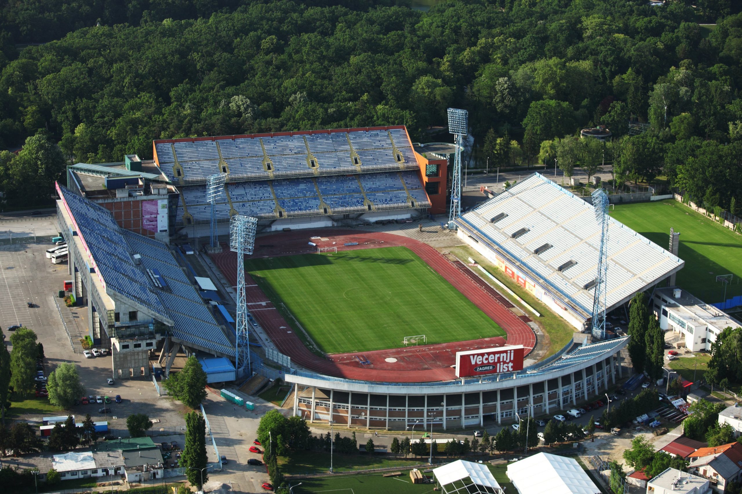 Stadion Maksimir v Záhřebu