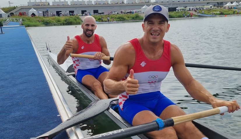 Martin a Valent Sinkovicovi v Paříži na olympijských hrách 