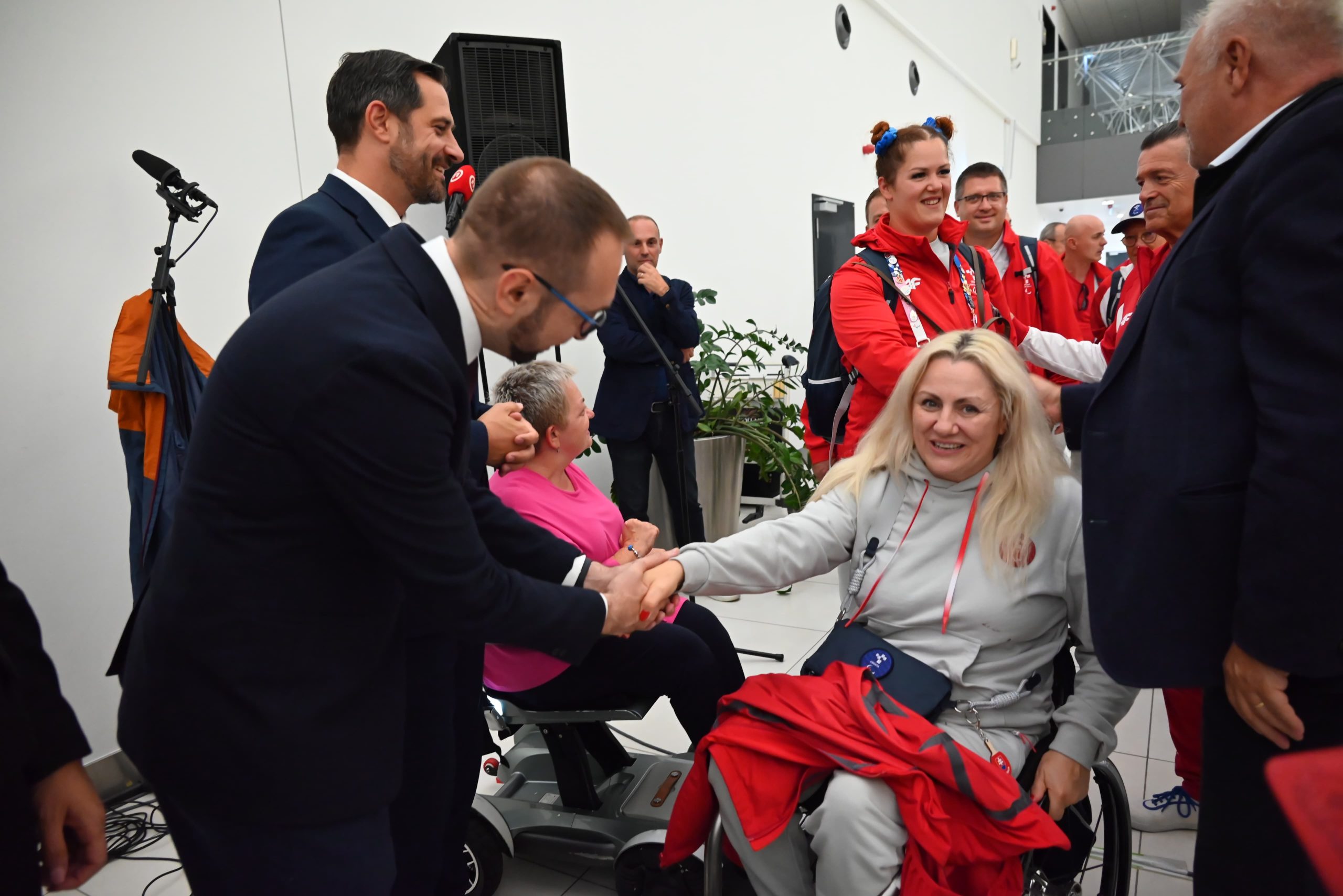 Chorvatští paralympionici se vracejí domů do Záhřebu