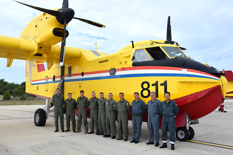 Chorvatsko posílá letouny Canadair na pomoc Řecku v boji s požáry